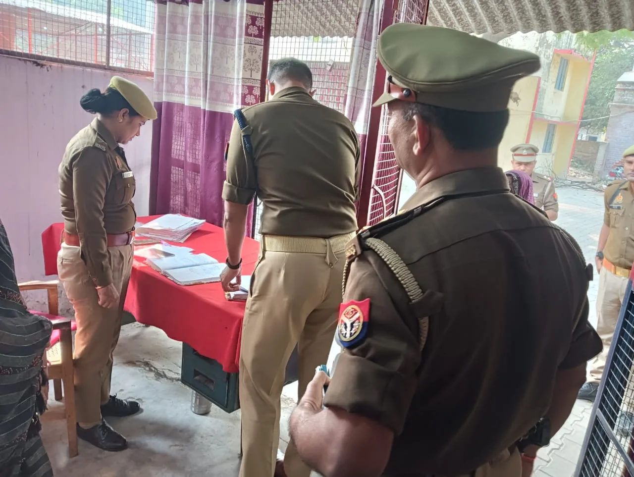 पुलिस अधीक्षक कासगंज द्वारा थाना सोरों का किया गया निरीक्षण।