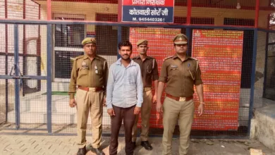 थाना सोरों पुलिस द्वारा एक जिला बदर अभियुक्त को किया गिरफ्तार।