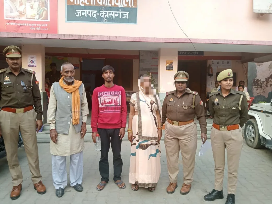 महिला थाना कासगंज द्वारा तीन वारंटी अभियुक्त किये गिरफ्तार।