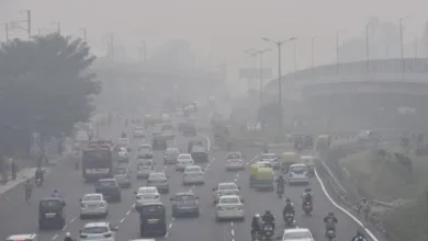 Delhi में Pollution: दिल्ली की हवा हुई जहरीली, गले मे खांसी आँखों मे जलन