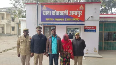 थाना अमापुर पुलिस द्वारा गैंगस्टर एक्ट में वांछित दो अभियुक्त को किया गिरफ्तार।