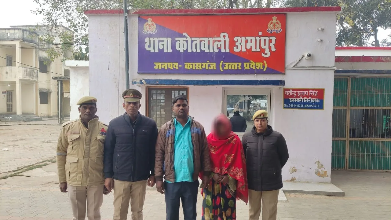 थाना अमापुर पुलिस द्वारा गैंगस्टर एक्ट में वांछित दो अभियुक्त को किया गिरफ्तार।