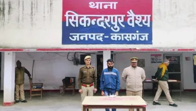 थाना सिकंदरपुर वैश्य पुलिस द्वारा एक वांछित अभियुक्त को किया गिरफ्तार