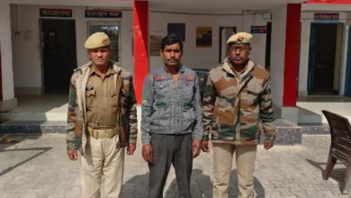 थाना पटियाली पुलिस द्वारा एक वारंटी अभियुक्त को किया गिरफ्तार